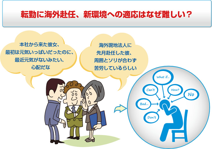 転勤に海外赴任、新環境への適応はなぜ難しい?
